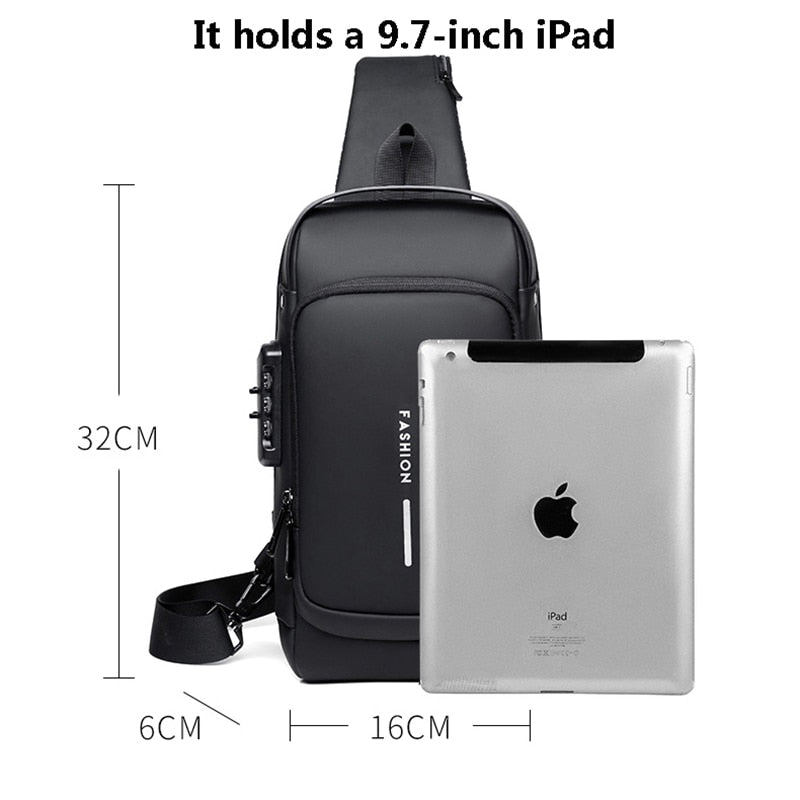 Multifunction Anti-theft USB Shoulder Bag