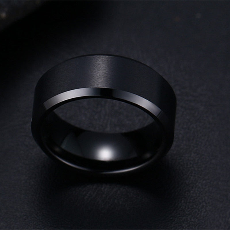 Fashion Charm Black Ring