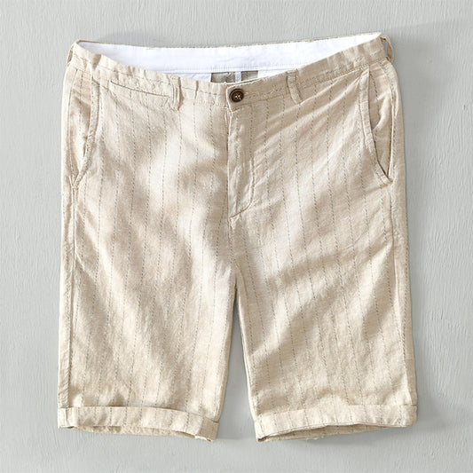 Stripe Linen Short Pant