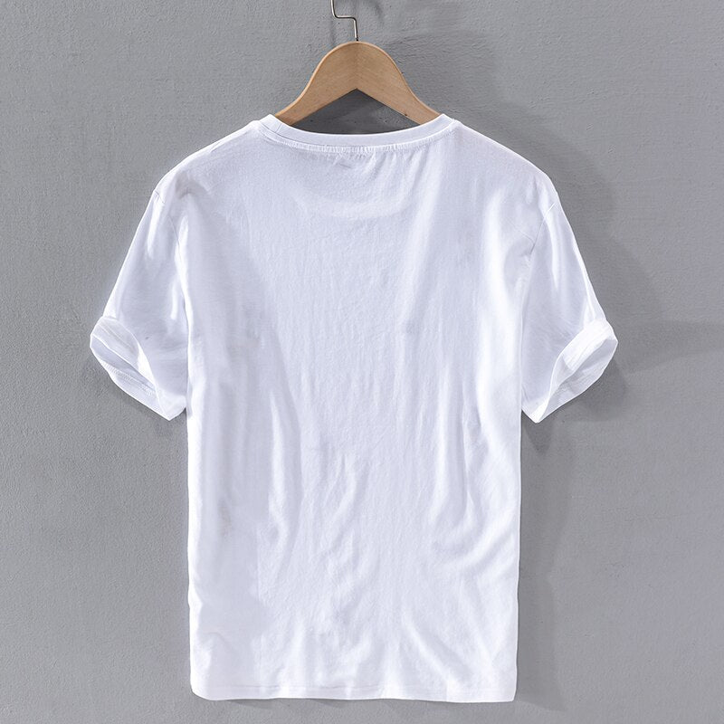 Men's Linen Fashion T-shirt