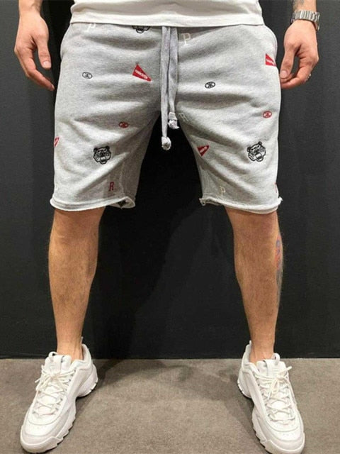 Embroidered Fashion Shorts Pants