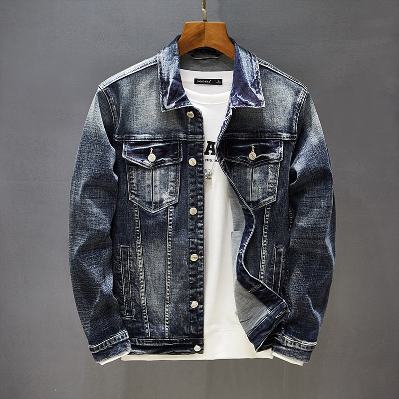 Skinny Denim Street Wear Jeans Jacket