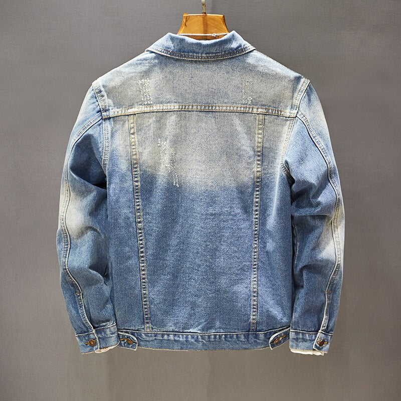 Classic Blue Washed Denim Jacket