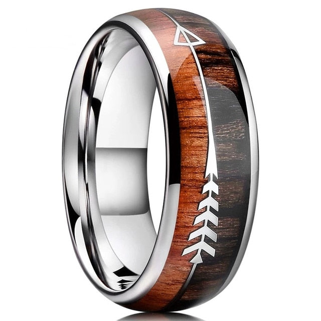 Wood Inlaid Rings