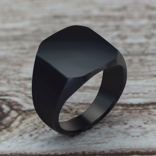 Square Classic Rings
