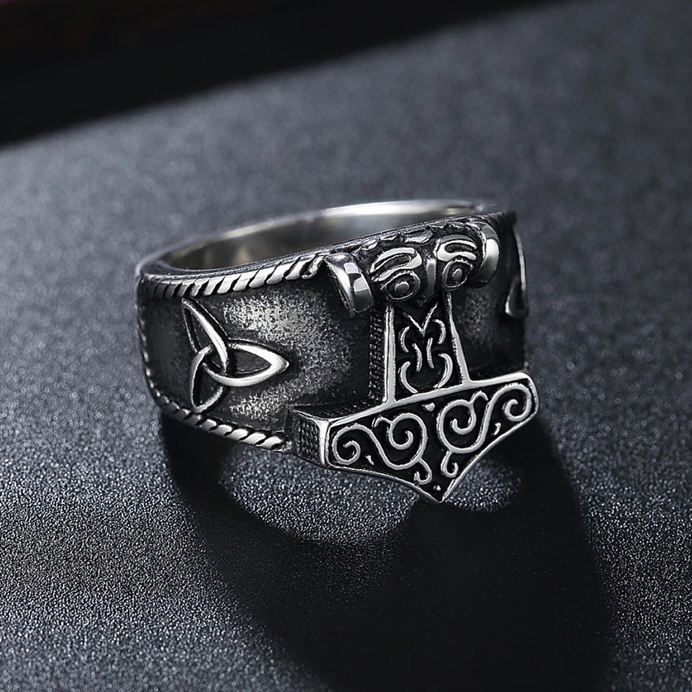 Vintage Thor Hammer Ring