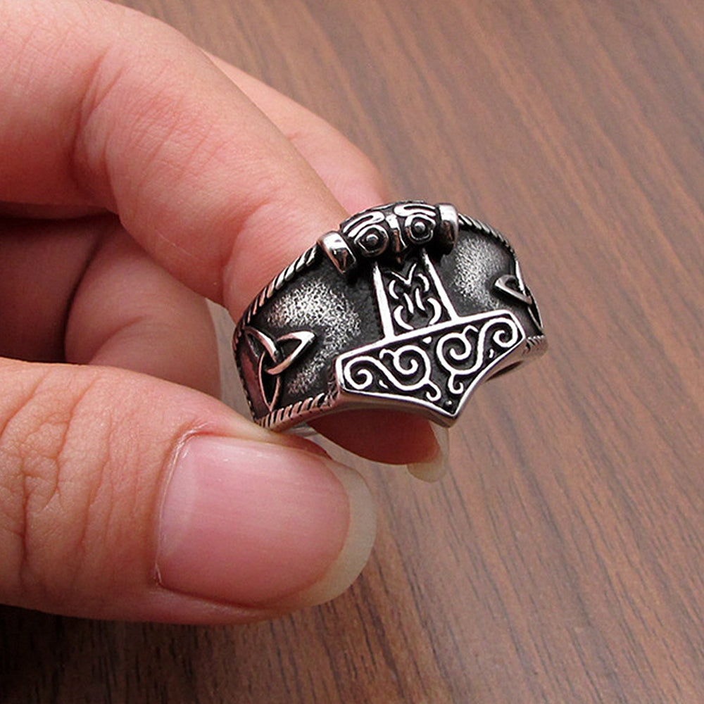 Vintage Thor Hammer Ring