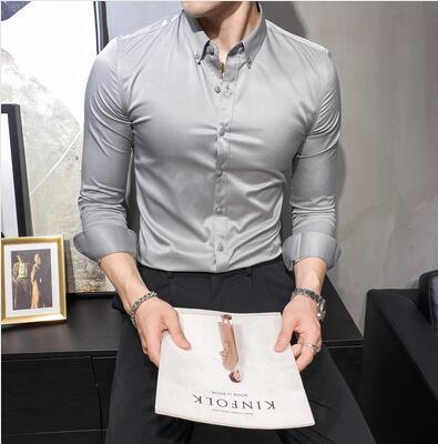 Solid Slim Fit Casual Shirts