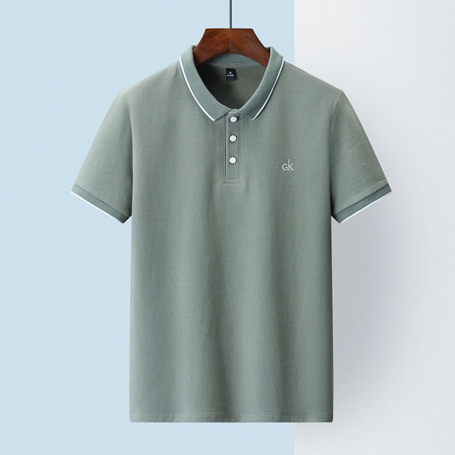 Letter Embroidery Polo Shirts