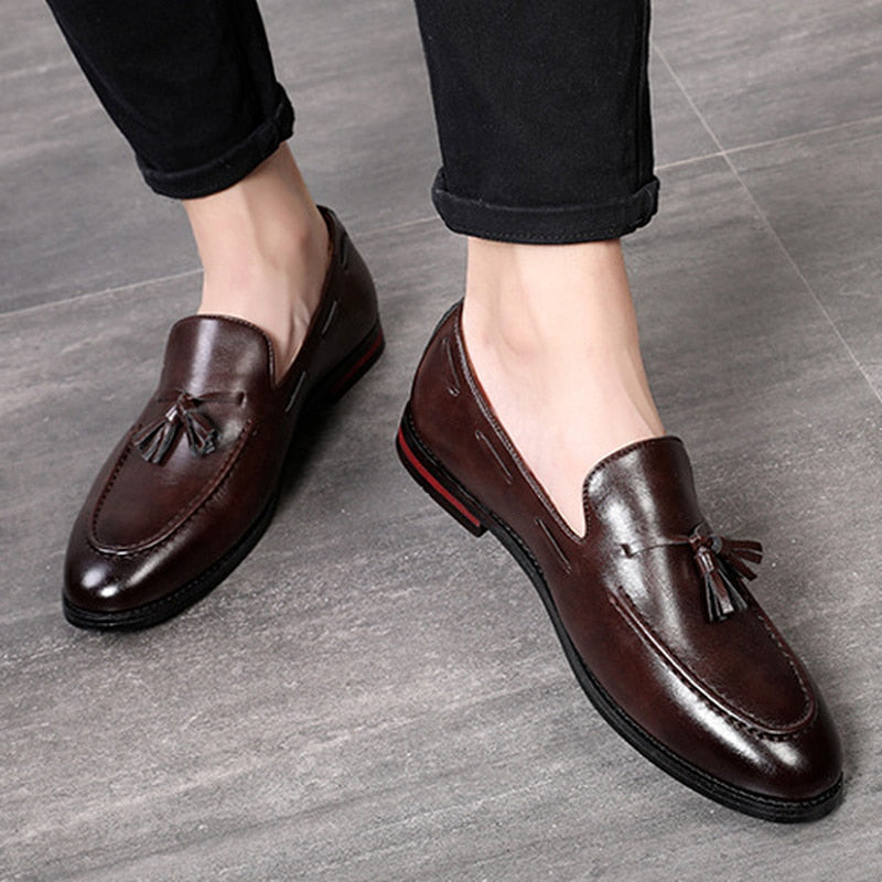 Classic British Breathable Casual Leather Shoes