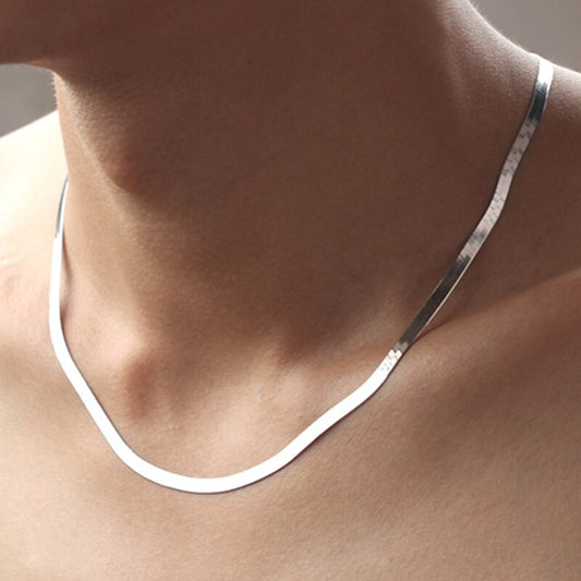 Sterling Blade Sliver Necklace