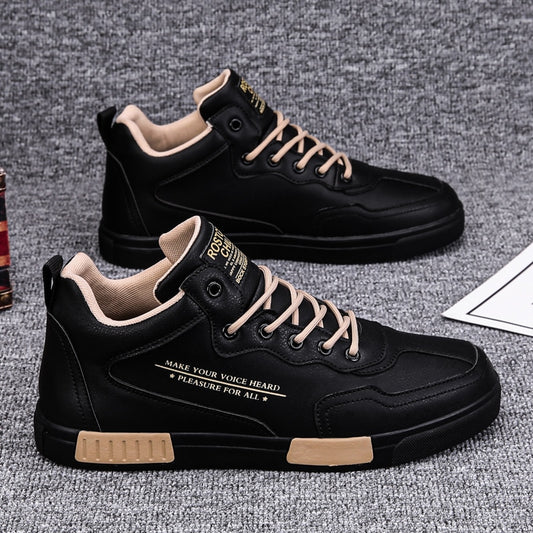 Men's Non-slip Leather Casual Sneakers