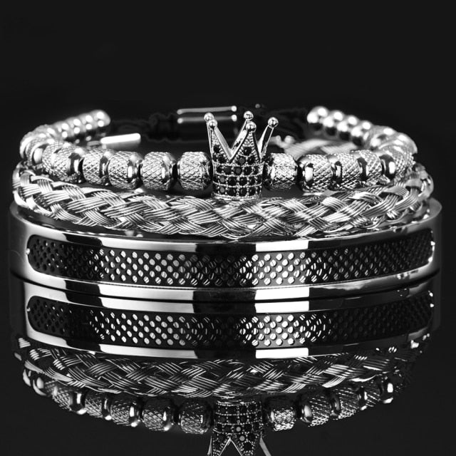 Handmade Men Crown Bracelets
