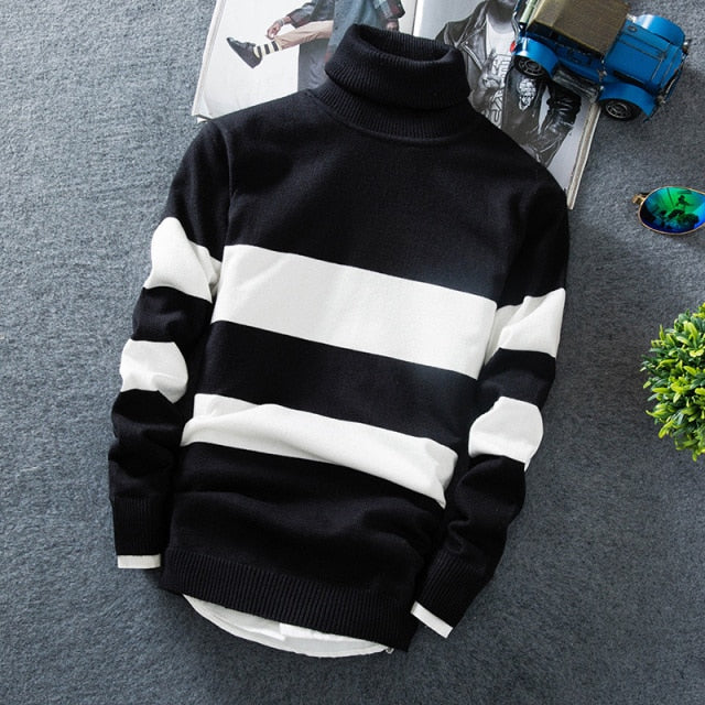 Cashmere Fashion High Collar Sweater