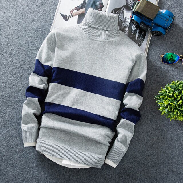 Cashmere Fashion High Collar Sweater