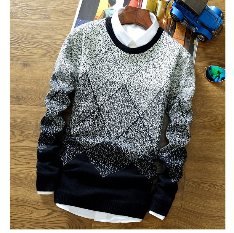 Men's Knitted Casual Sweater