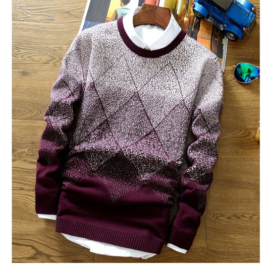 Men's Knitted Casual Sweater