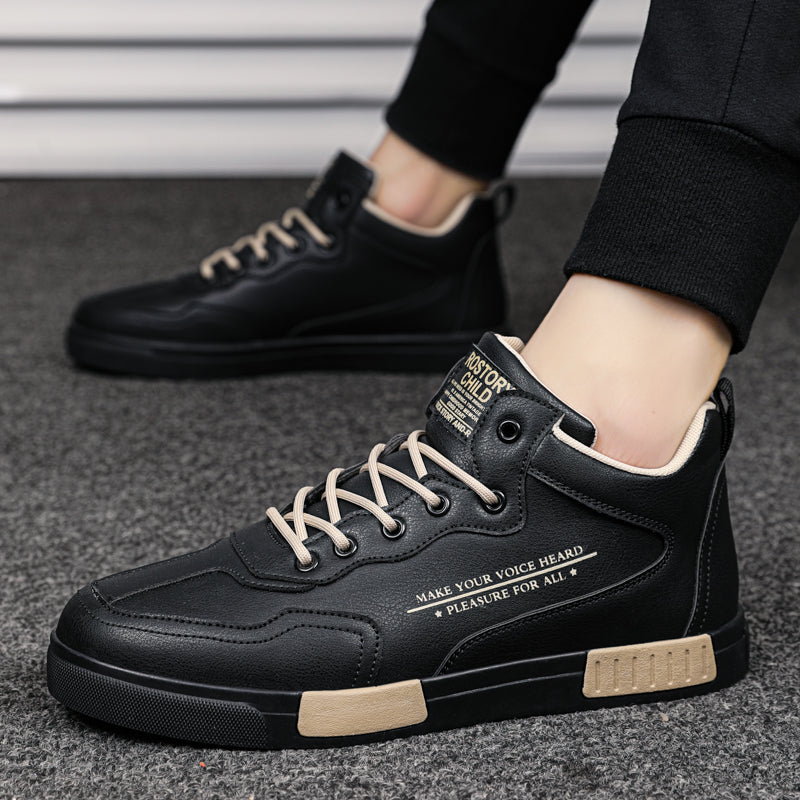 Men's Non-slip Leather Casual Sneakers