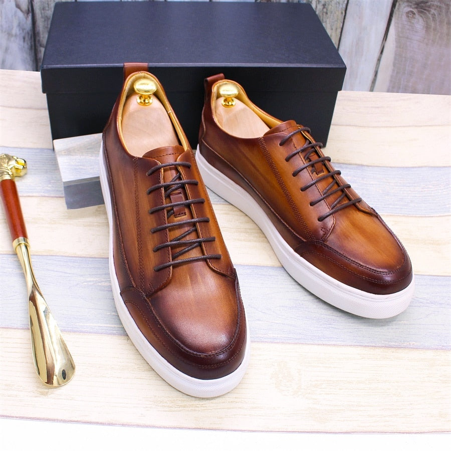 Handmade Men's Leather Casual Shoes