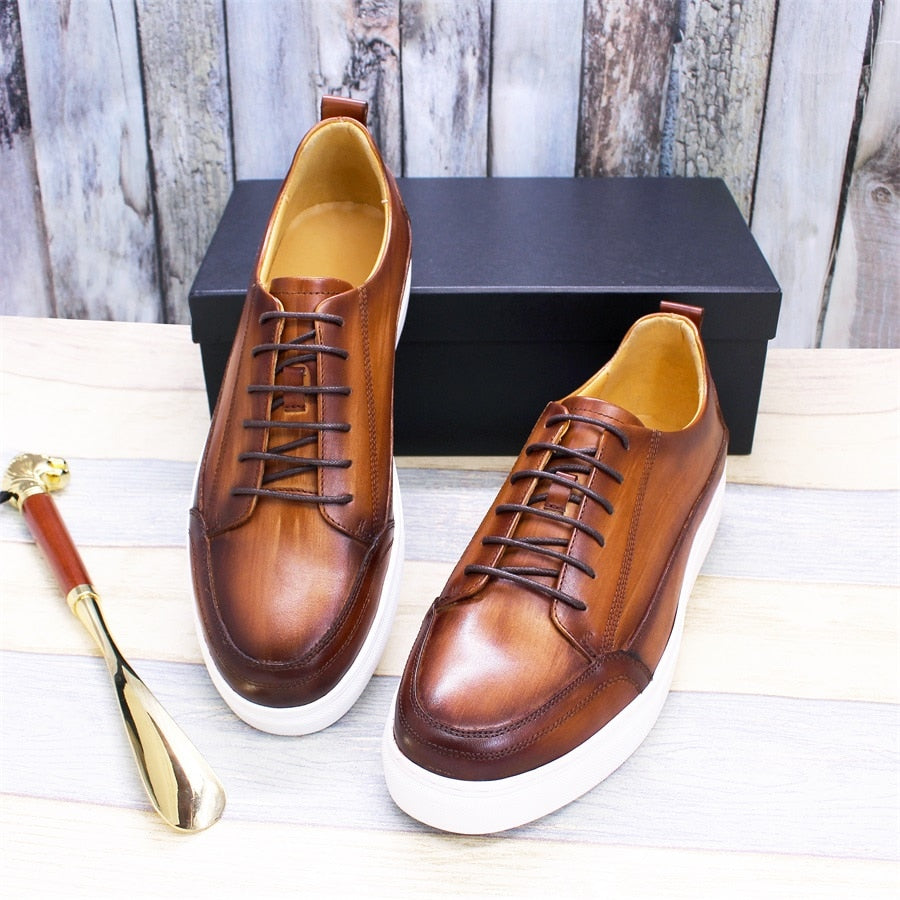 Handmade Men's Leather Casual Shoes