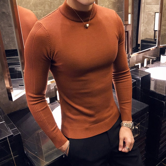 Fashion Long Sleeve Knitted Sweater
