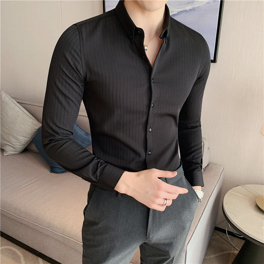 Gentlemen Business Formal Striped Shirts
