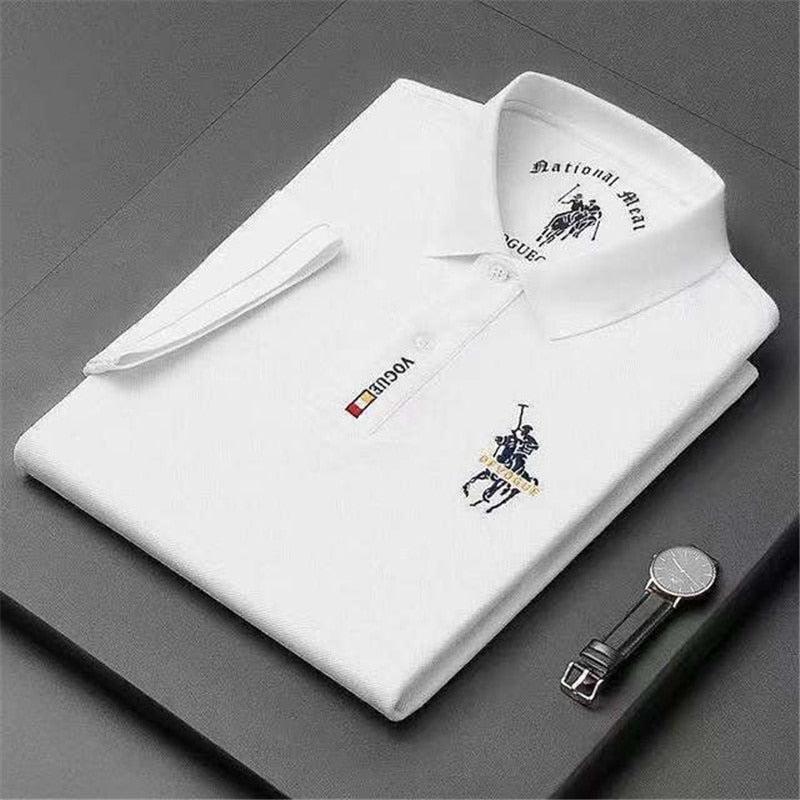 Short Sleeved Embroidered Polo Shirt