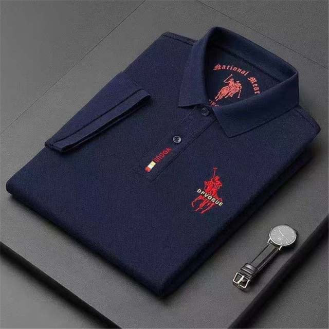 Short Sleeved Embroidered Polo Shirt