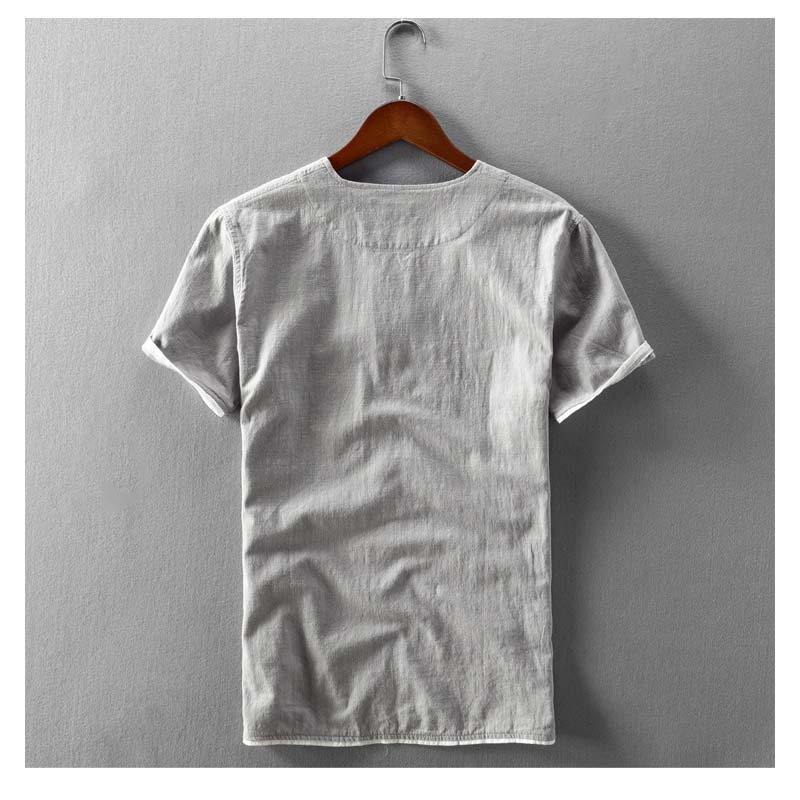 Linen Patchwork Shirt