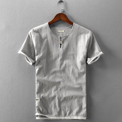 Linen Patchwork Shirt