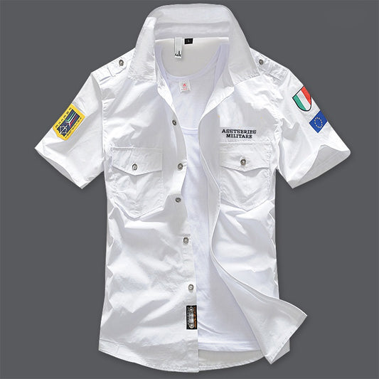 Embroidery Air Force Shirt
