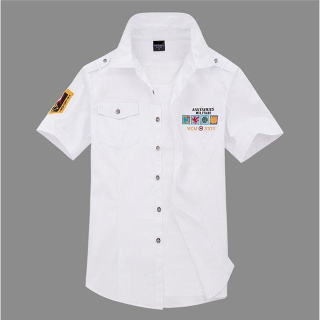 Embroidery Air Force Shirt