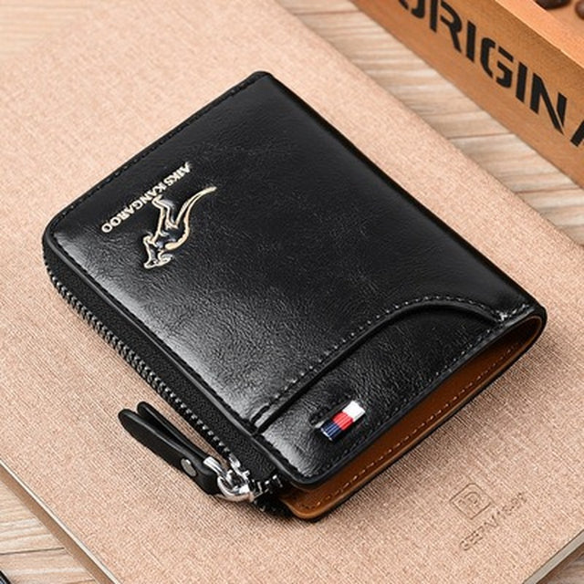Kangaroo Cards Holder Leather Wallet